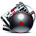Cinetic Big Ball Absolute 2 A cilindro 0.8L 700W A Nichel, Rosso - Foto miniatura 4