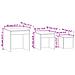 Tavolini Impilabili 3 pz Bianchi in Truciolato - Foto miniatura 5