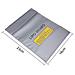 Lipo Guard Busta Antincendio Lipo Bag, 23 Cm X 18 Cm X Batterie Lipo, Colore Argento - Foto miniatura 2