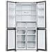 Frigorifero 4 Porte HCR3818ENMM Cube 83 Serie 3 Total No Frost Classe E Capacità Netta 467 Litri Colore Platino /Acciaio Inossidabile - Foto miniatura 5