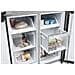Frigorifero 4 Porte HCR3818ENMM Cube 83 Serie 3 Total No Frost Classe E Capacità Netta 467 Litri Colore Platino /Acciaio Inossidabile - Foto miniatura 6
