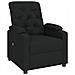 Poltrona Elettrica Reclinabile Nera In Tessuto - Foto miniatura 3