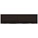 Piano Bagno Marrone Scuro 200x50x (2-6) cm Legno Trattato - Foto miniatura 10