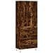 Credenza Rovere Fumo 69,5x34x180 Cm In Legno Multistrato - Foto miniatura 2