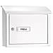 V4061 Maxi Cassetta Postale Alluminio Per Porte O Cancelli Interni, Cassetta Postale 33x4 Cm, Taglia M (a4 Posta E Rivista) Anticorrosivo - Foto miniatura 1