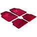 Tappetini In Gomma Per Auto Targa A Scacchiera Metallica Aspetto Rosso Maxi - Foto miniatura 1