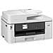 Stampante Multifunzione ad Inchiostro 4800 x 1200 DPI Copia /Scansione /Fax a Colori Display LCD WI-Fi /Lan Colore Bianco - Foto miniatura 2
