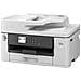 Stampante Multifunzione ad Inchiostro 4800 x 1200 DPI Copia /Scansione /Fax a Colori Display LCD WI-Fi /Lan Colore Bianco - Foto miniatura 3