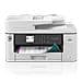 Stampante Multifunzione ad Inchiostro 4800 x 1200 DPI Copia /Scansione /Fax a Colori Display LCD WI-Fi /Lan Colore Bianco - Foto miniatura 1
