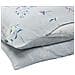 Set Copripiumino In Cotone Satinato A Fiori Azzurro Chiaro 155 X 200 Cm Evergreen - Foto miniatura 2