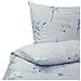 Set Copripiumino In Cotone Satinato A Fiori Azzurro Chiaro 155 X 200 Cm Evergreen - Foto miniatura 7