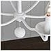 Lampadario Classico Annie Acciaio Bianco Gesso 6 Luci E14 - Foto miniatura 4