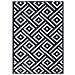 Tappeto Da Esterni Bianco E Nero 160x230 Cm In Pp - Foto miniatura 2