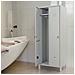 Armadio Spogliatoio In Metallo 69x34xh180 Cm Doppia Anta Con Serratura E Cerniere Antiscasso - Foto miniatura 3
