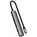 Hub Usb-c Slim Multiport 6-in-1 4k Power Delivery 100w, Grigio - Foto miniatura 4