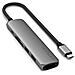 Hub Usb-c Slim Multiport 6-in-1 4k Power Delivery 100w, Grigio - Foto miniatura 5