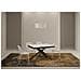 Tavolo allungabile 90x120/224 cm Karida Evolution bianco frassino telaio antracite - Foto miniatura 2