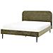 Letto Velluto A Coste Flayat 160 X 200 Cm Verde - Foto miniatura 4