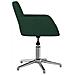 Sedia Da Ufficio Girevole Verde Scuro In Tessuto - Foto miniatura 3
