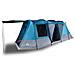 Tenda da Campeggio a Tunnel per 4 Persone Blu Impermeabile - Foto miniatura 3