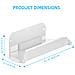 Supporto A Parete Per Console Switch2 Con Spazio Per Giochi White - Foto miniatura 5
