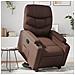 Poltrona Alzapersona Reclinabile Marrone in Similpelle - Foto miniatura 2