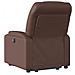 Poltrona Alzapersona Reclinabile Marrone in Similpelle - Foto miniatura 5