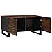 Tavolino da Caffè 80x50x40 cm Legno massello e legno ingegnerizzato - Foto miniatura 2