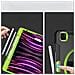 Custodia Armatura Con Supporto Girevole Per Ipad Pro 11 2021/20/18 Nera - Foto miniatura 3