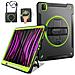 Custodia Armatura Con Supporto Girevole Per Ipad Pro 11 2021/20/18 Nera - Foto miniatura 4