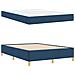 Letto a molle con materasso Blu e Bianco 160 x 200 cm Tessuto - Foto miniatura 6