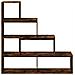 Libreria 4 Ripiani Rovere Fumo 143,5x29x143,5 cm in Truciolato - Foto miniatura 5