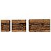 Tavolo da caffè nesting 3 pcs Legno vecchio 60 x 35 x 56 cm - Foto miniatura 7