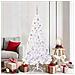 Albero di Natale artificiale Bianco 180 cm PVC e Acciaio - Foto miniatura 2
