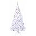 Albero di Natale artificiale Bianco 180 cm PVC e Acciaio - Foto miniatura 4