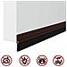 Spazzole per porte autoadesive 2 pcs Marrone 100 cm - Foto miniatura 8