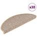 Tappeti Adesivi Scale Aspetto Sisal 30pz 65x21x4cm Beige Chiaro - Foto miniatura 1