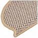 Tappeti Adesivi Scale Aspetto Sisal 30pz 65x21x4cm Beige Chiaro - Foto miniatura 7