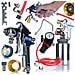 Set Di Verniciatura Spraytech Fullset 2l - Pistola Pneumatica Alta Pressione Con Serbatoio 2l | Maschera 6200 Con Filtri | Tuta Protettiva | Kit Pulizia 17 In 1 - Foto miniatura 6
