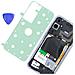 Kit Adesivo Per Galaxy A55 5g Fissaggio Schermo + Vetro Posteriore Impermeabile, Trasparente - Foto miniatura 2