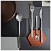 Tecna Set 24 posate acciaio inox 18/10 - Servizio per 6 Persone - forchetta, coltello, cucchiaio e cucchiaino - Design particolare per tavole geometriche - Foto miniatura 2