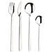 Tecna Set 24 posate acciaio inox 18/10 - Servizio per 6 Persone - forchetta, coltello, cucchiaio e cucchiaino - Design particolare per tavole geometriche - Foto miniatura 1
