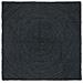 Tappeti per area Quadrato Grigio scuro 160 x 160 cm Juta - Foto miniatura 1