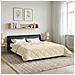 Duvet Estivo Crema 200 x 200 cm Microfibra e Fleece Teddy - Foto miniatura 2