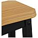Sgabello da bar EKAI 2 pcs Nero 40 x 29 x 45,5 cm - Foto miniatura 7