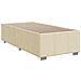 Letto box spring con materasso Crema 80 x 200 cm Tessuto - Foto miniatura 6