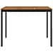 Tavolo Bar da Giardino Naturale e Nero 147 x 88,5 x 105 cm - Foto miniatura 3