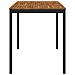 Tavolo Bar da Giardino Naturale e Nero 147 x 88,5 x 105 cm - Foto miniatura 4