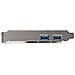 Scheda controller USB SuperSpeed 3.0 PCIe PCI Express a 2 porte con alimentazione SATA - Foto miniatura 3