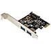 Scheda controller USB SuperSpeed 3.0 PCIe PCI Express a 2 porte con alimentazione SATA - Foto miniatura 1